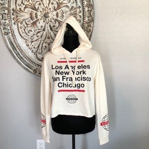 Super soft long sleeve cropped hoodie